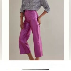 Anthropologie Colette Faux Leather Pants